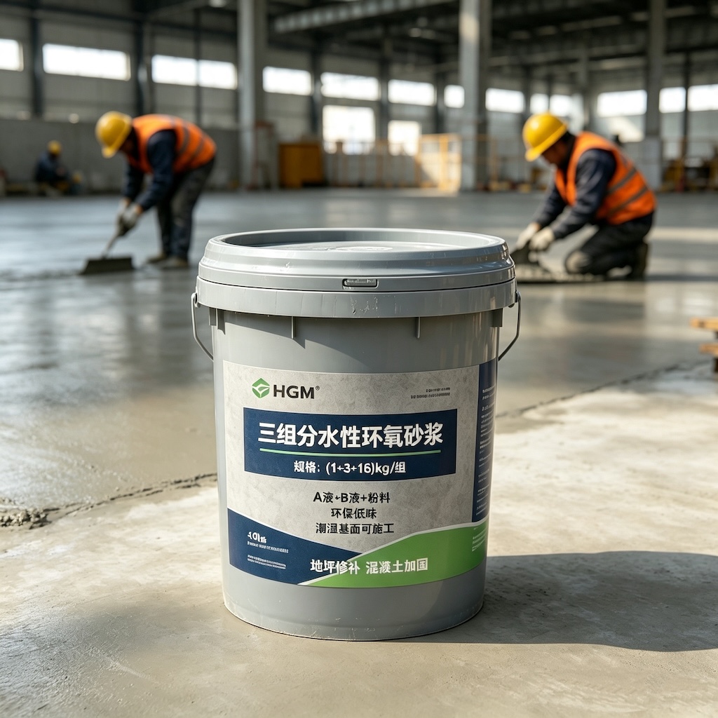 于洪三组份水性环氧砂浆